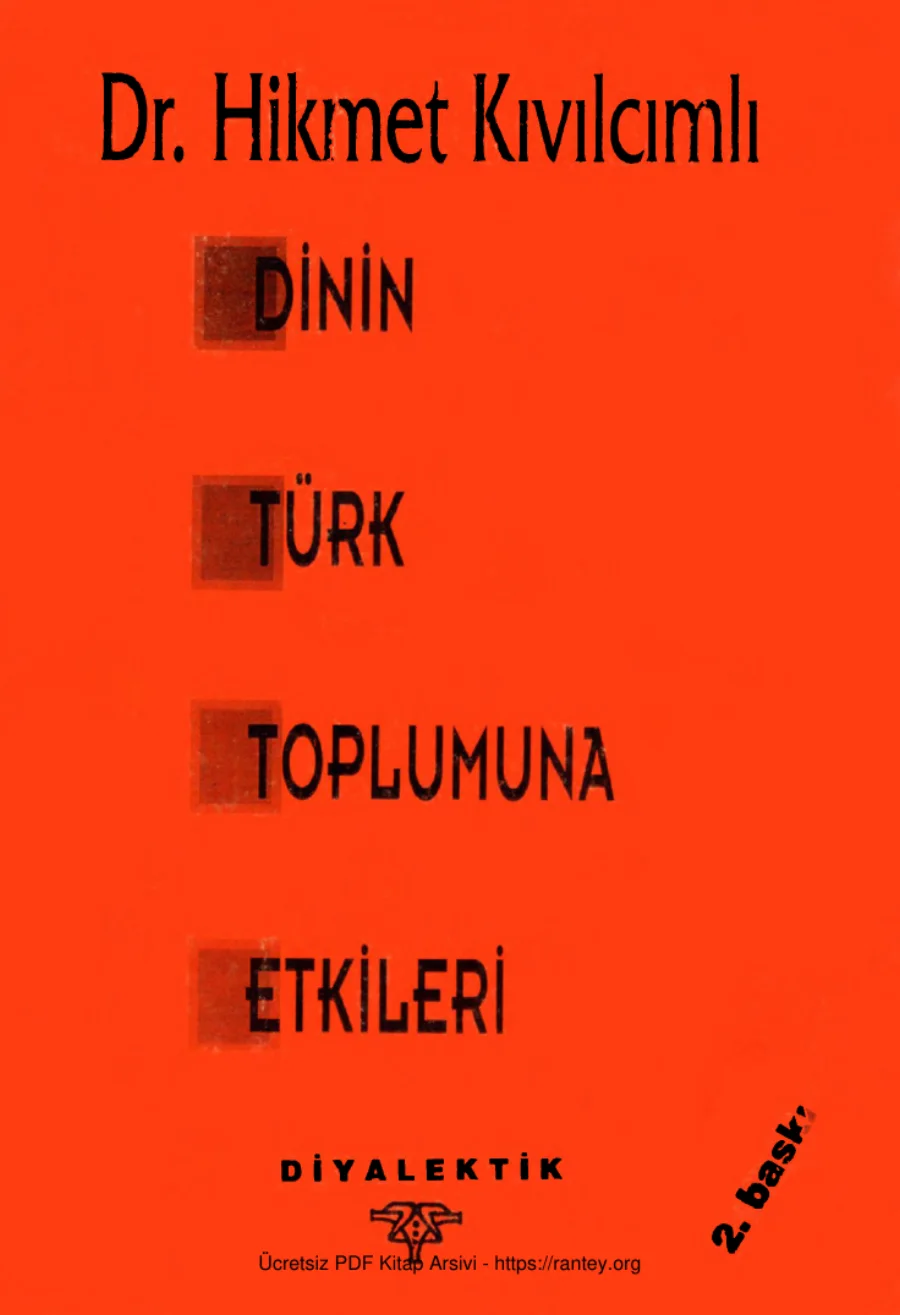 Dinin Türk Toplumuna Etkileri kapak görseli