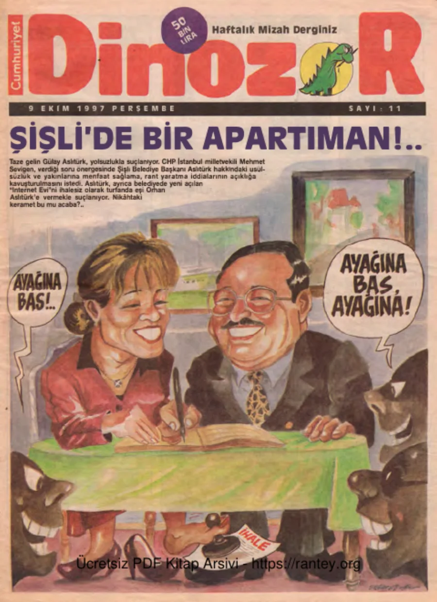 Dinozor Sayı 11 kapak görseli