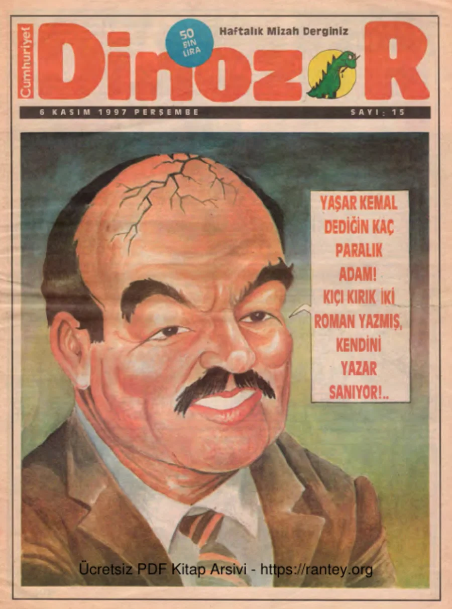 Dinozor Sayı 15 kapak görseli