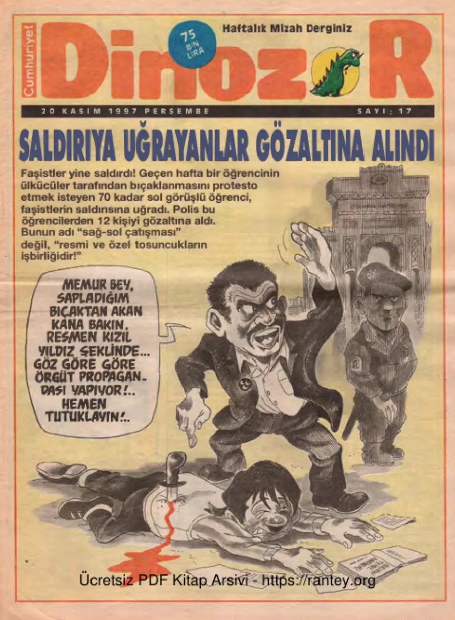 Dinozor Sayı 17 kapak görseli