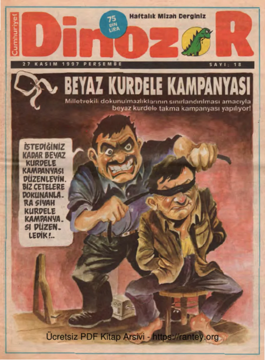 Dinozor Sayı 18 kapak görseli