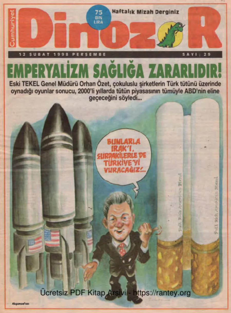 Dinozor Sayı 29 kapak görseli