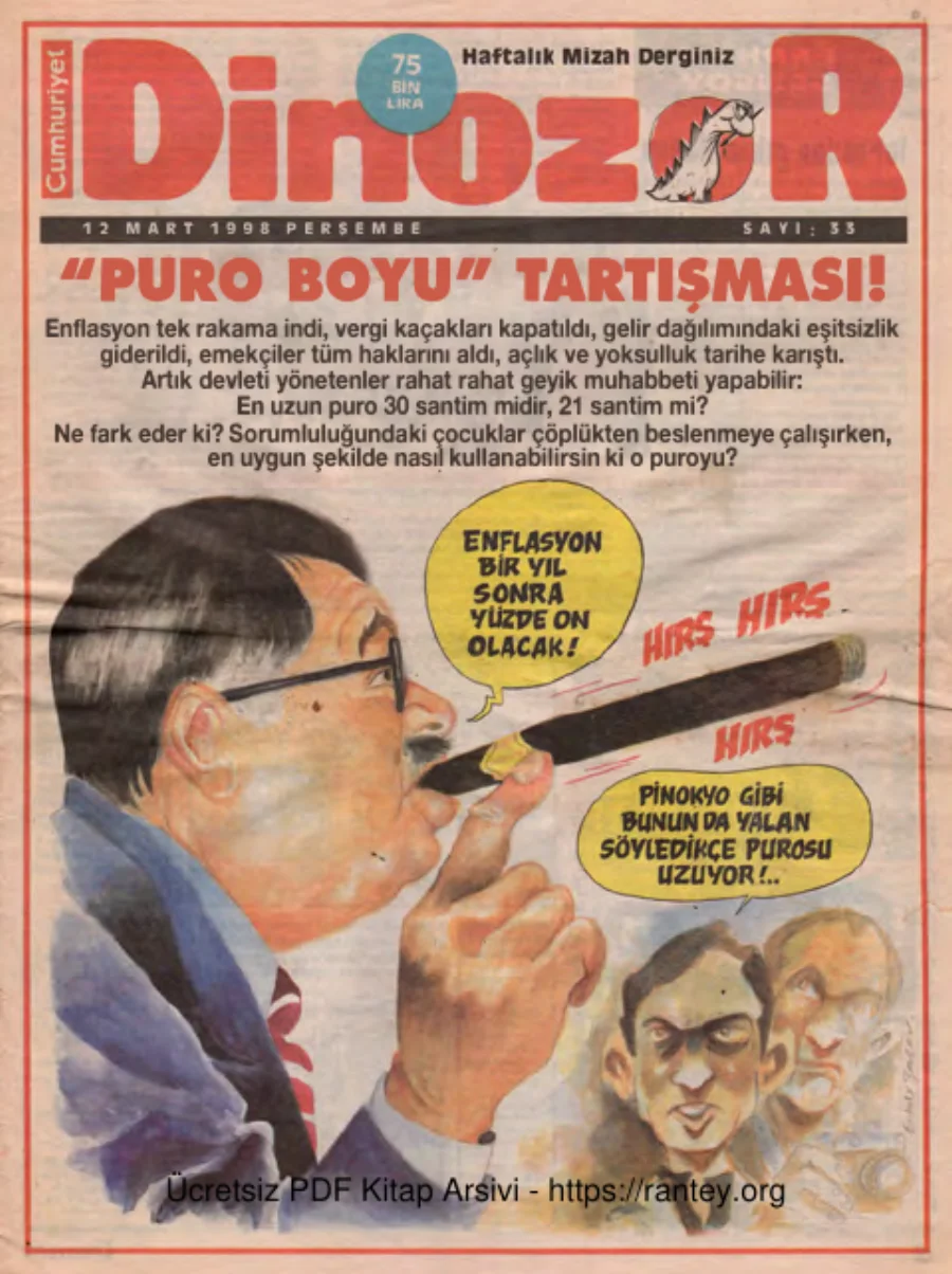Dinozor Sayı 33 kapak görseli