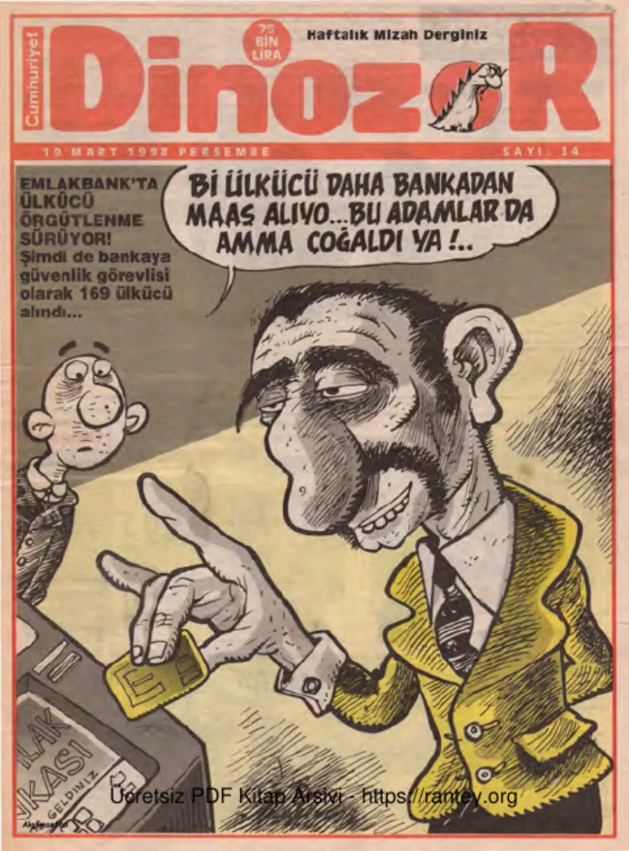 Dinozor Sayı 34 kapak görseli