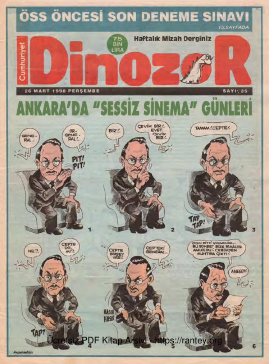 Dinozor Sayı 35 kapak görseli