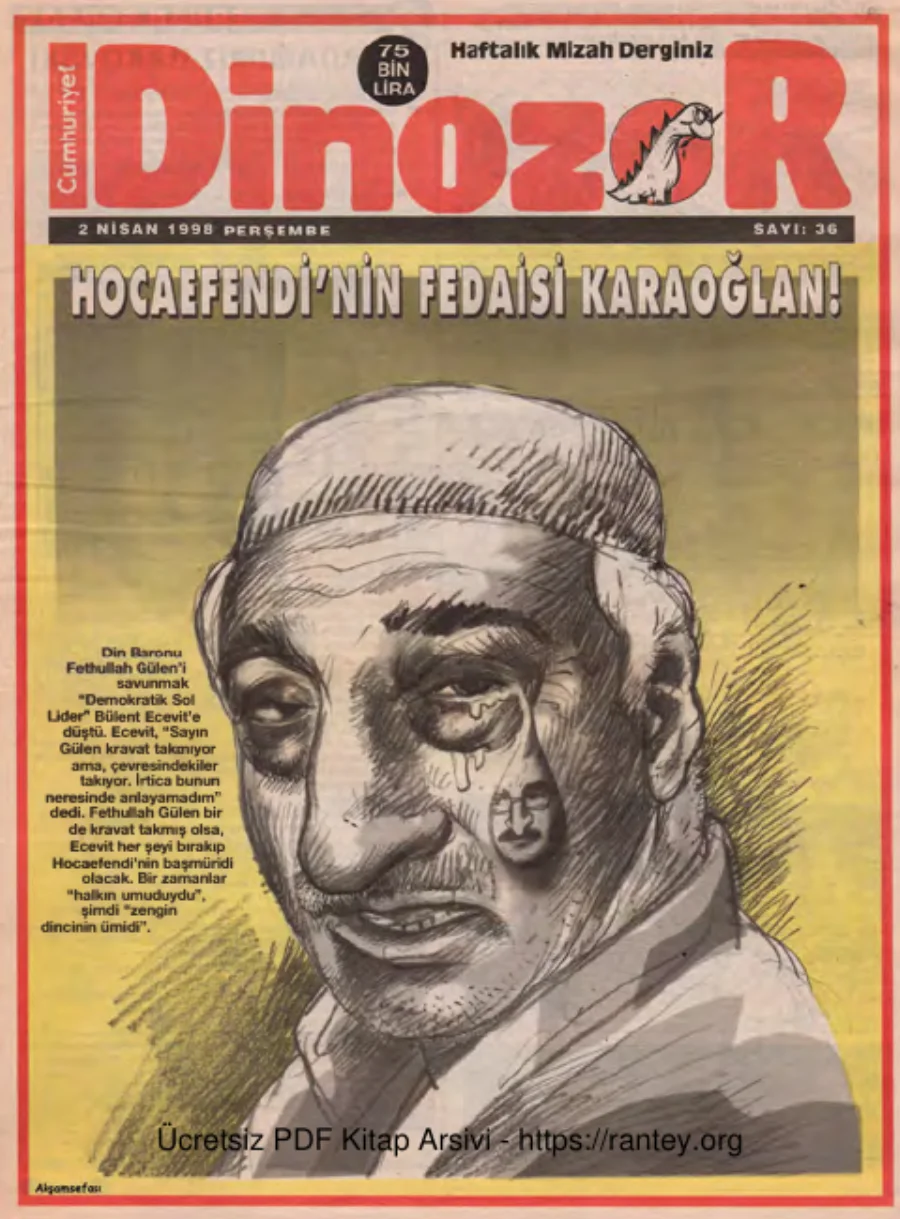 Dinozor Sayı 36 kapak görseli
