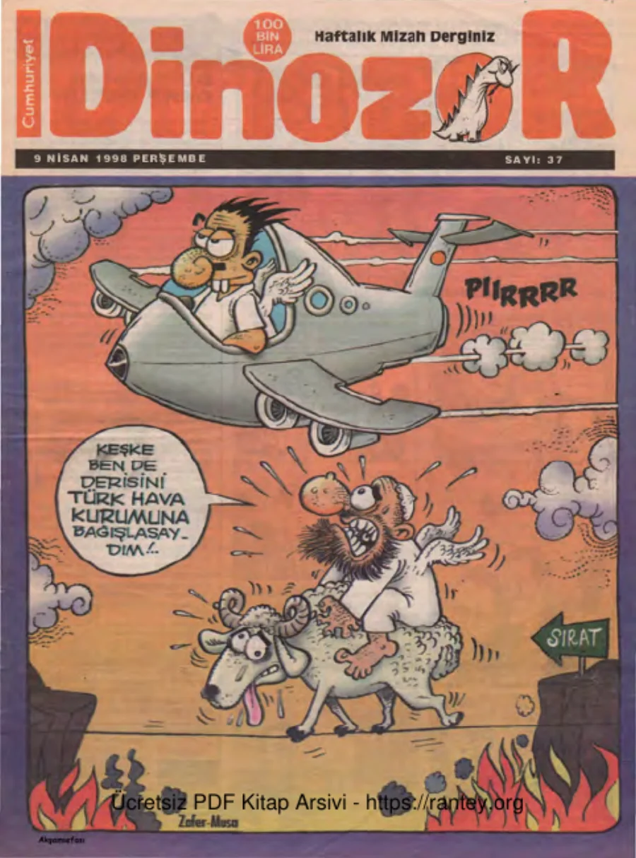 Dinozor Sayı 37 kapak görseli