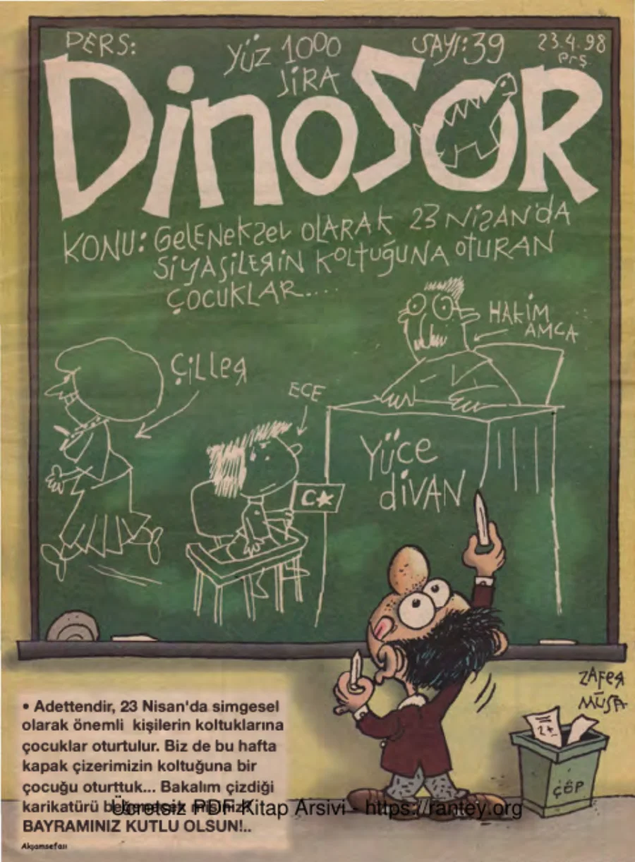 Dinozor Sayı 39 kapak görseli