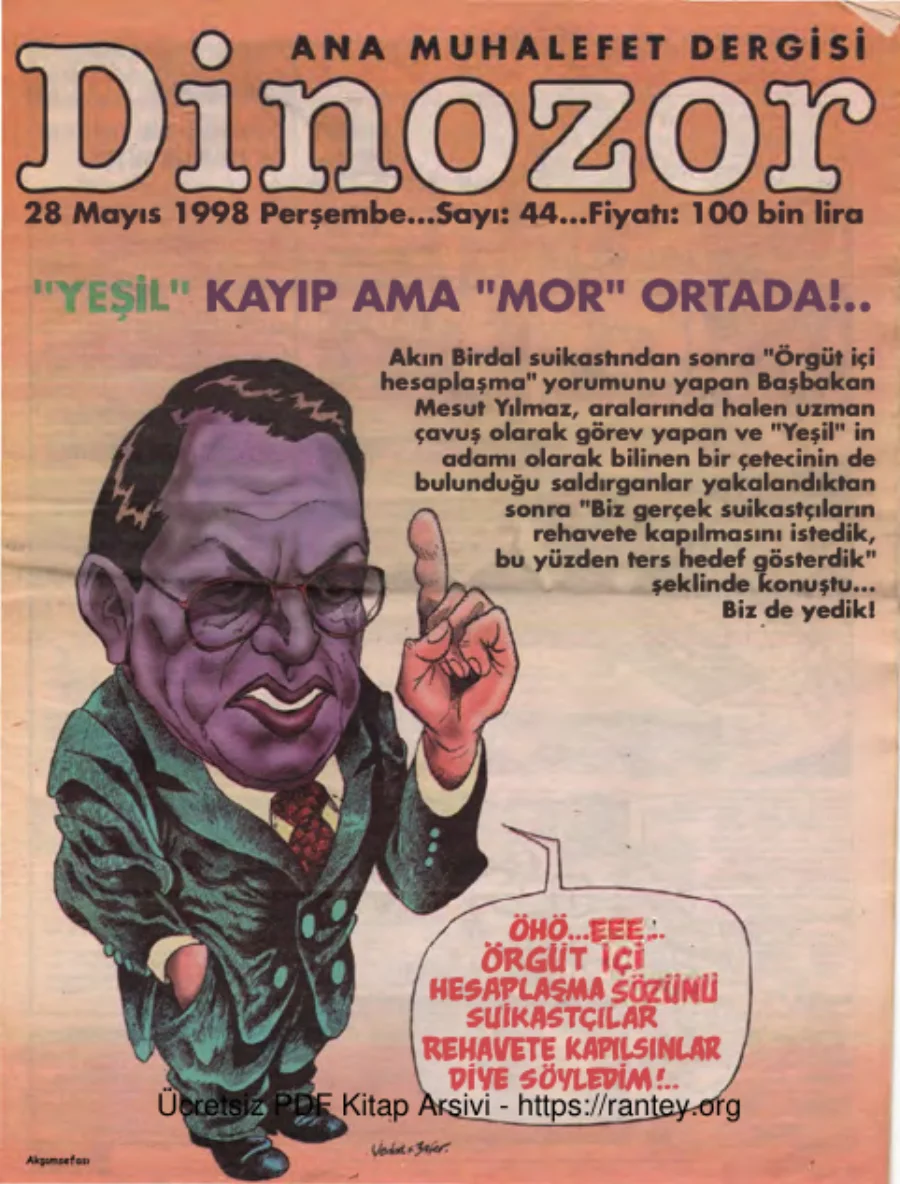 Dinozor Sayı 44 kapak görseli