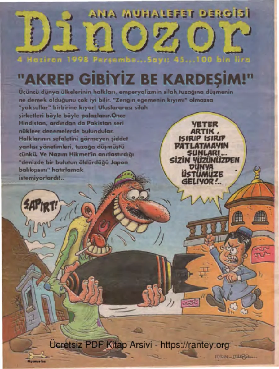 Dinozor Sayı 45 kapak görseli