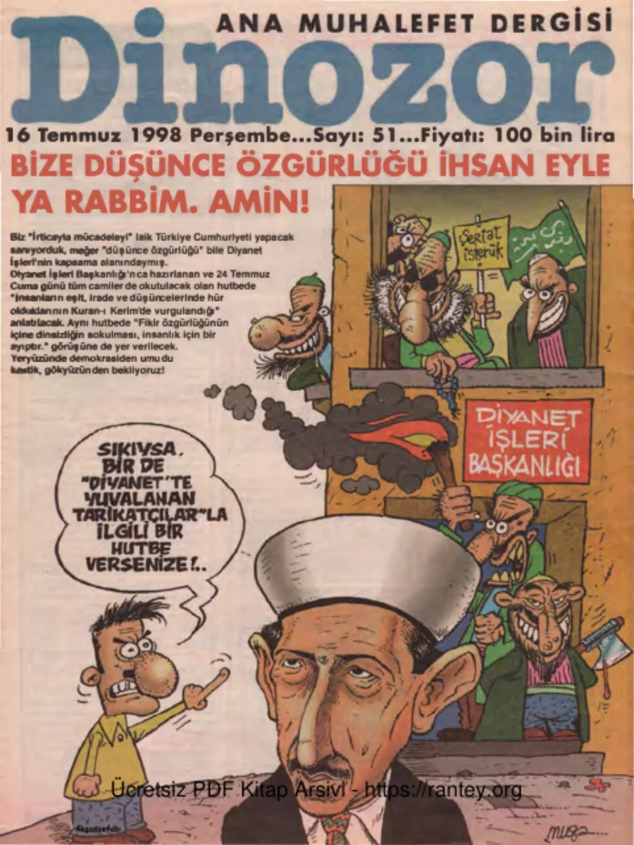 Dinozor Sayı 51 kapak görseli