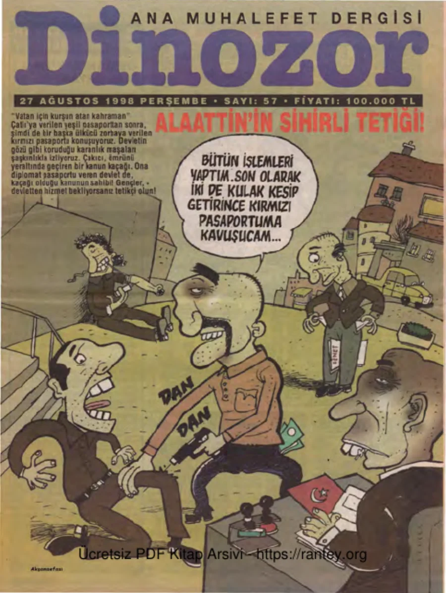 Dinozor Sayı 57 kapak görseli