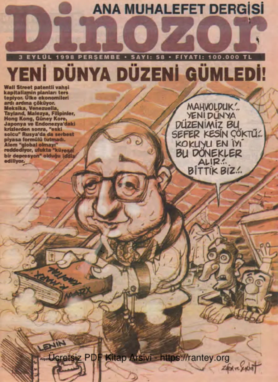 Dinozor Sayı 58 kapak görseli