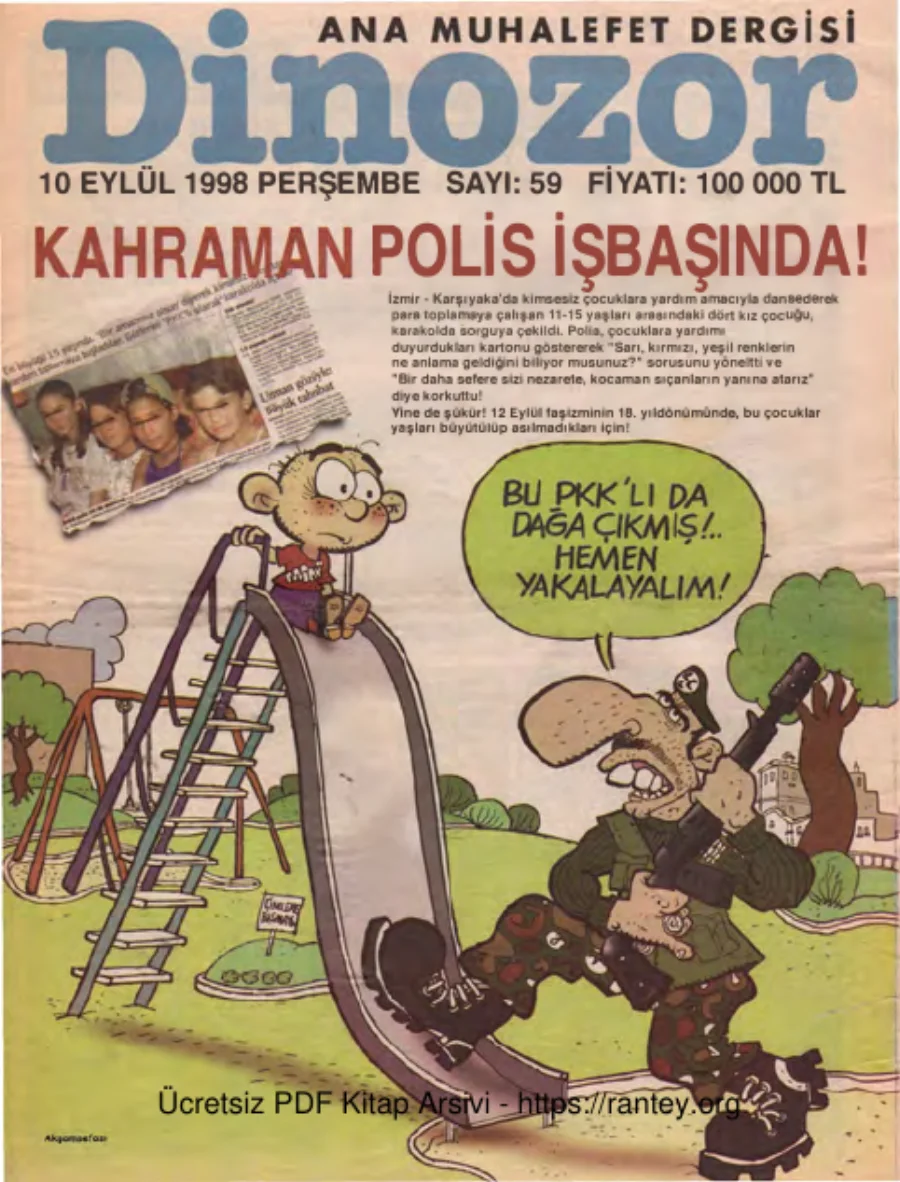 Dinozor Sayı 59 kapak görseli