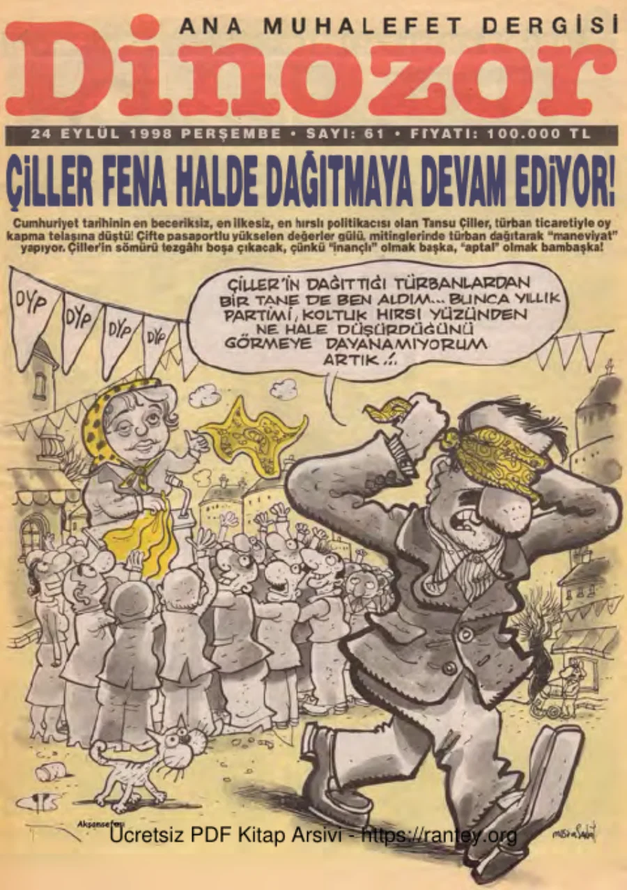 Dinozor Sayı 61 kapak görseli