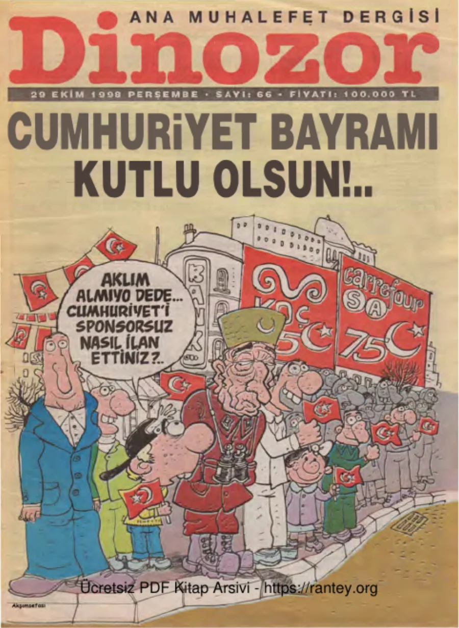 Dinozor Sayı 66 kapak görseli