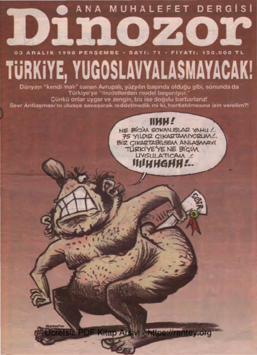 Dinozor Sayı 71 kapak görseli