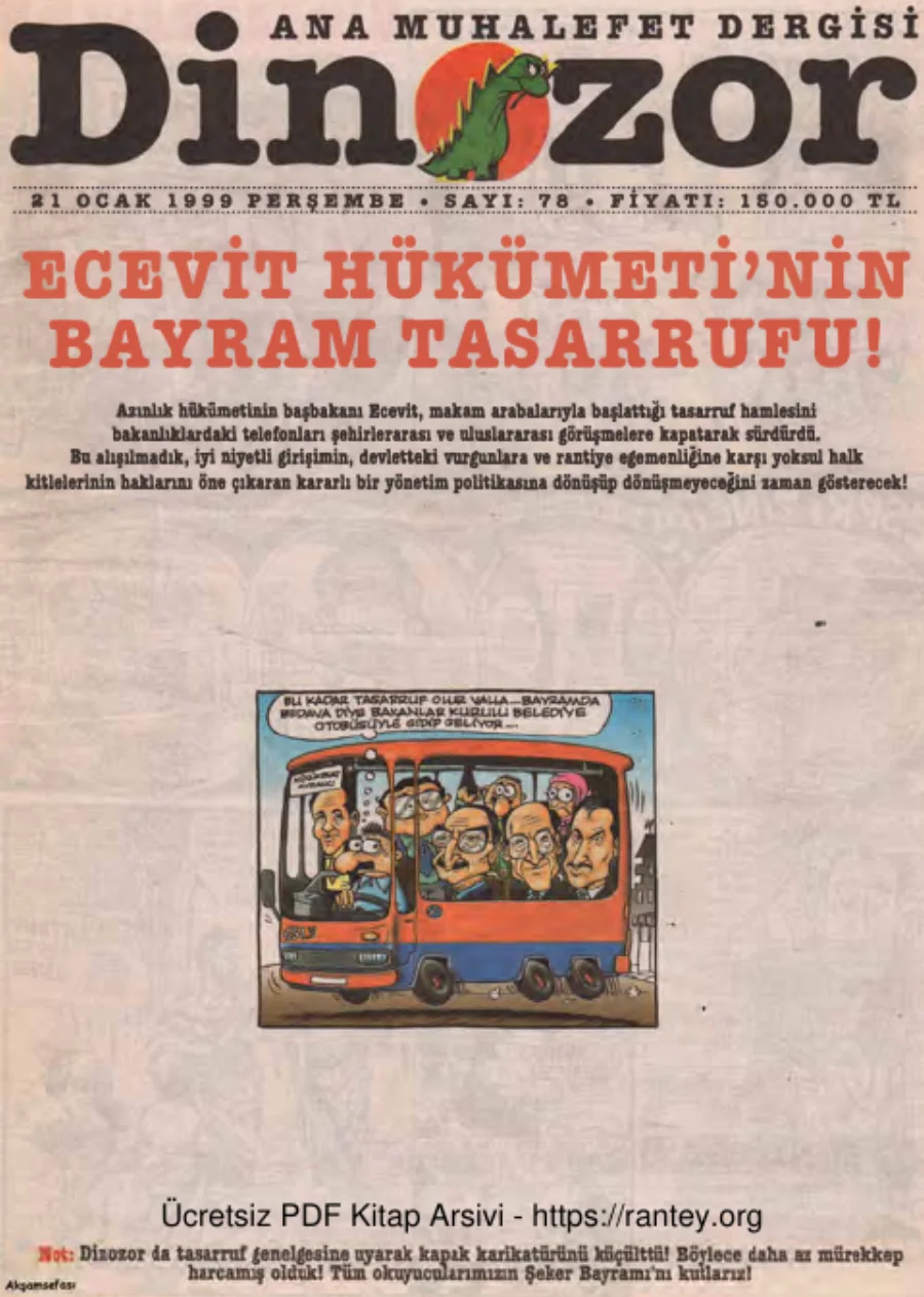 Dinozor Sayı 78 kapak görseli
