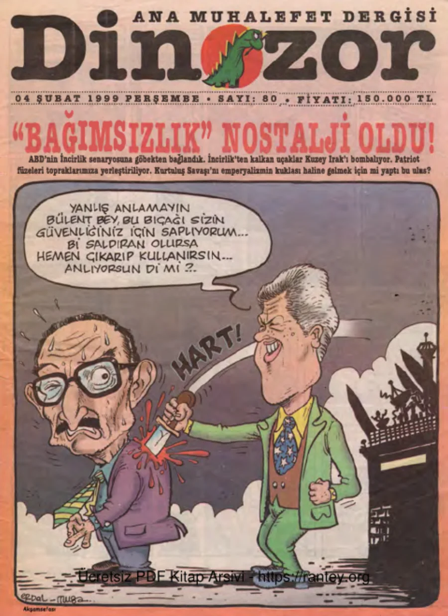 Dinozor Sayı 80 kapak görseli