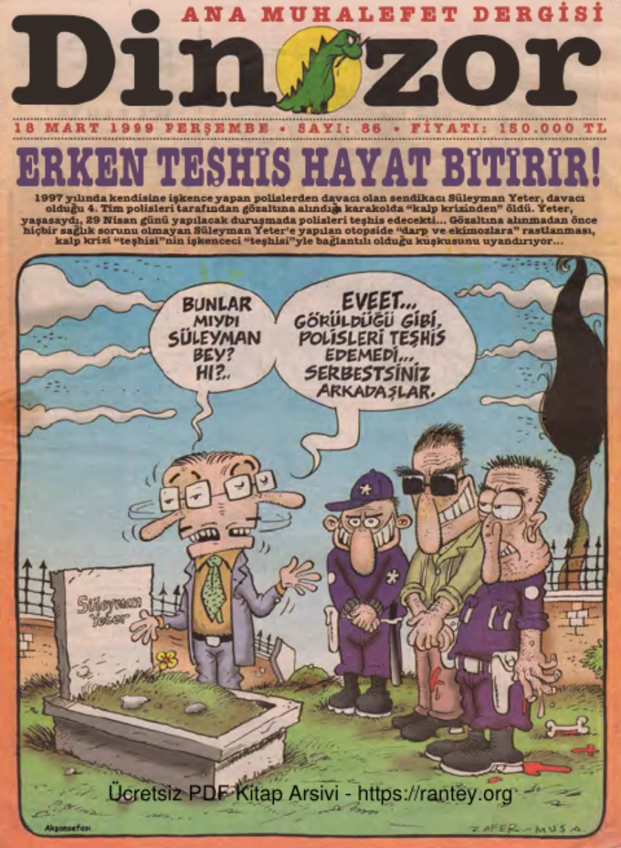 Dinozor Sayı 86 kapak görseli