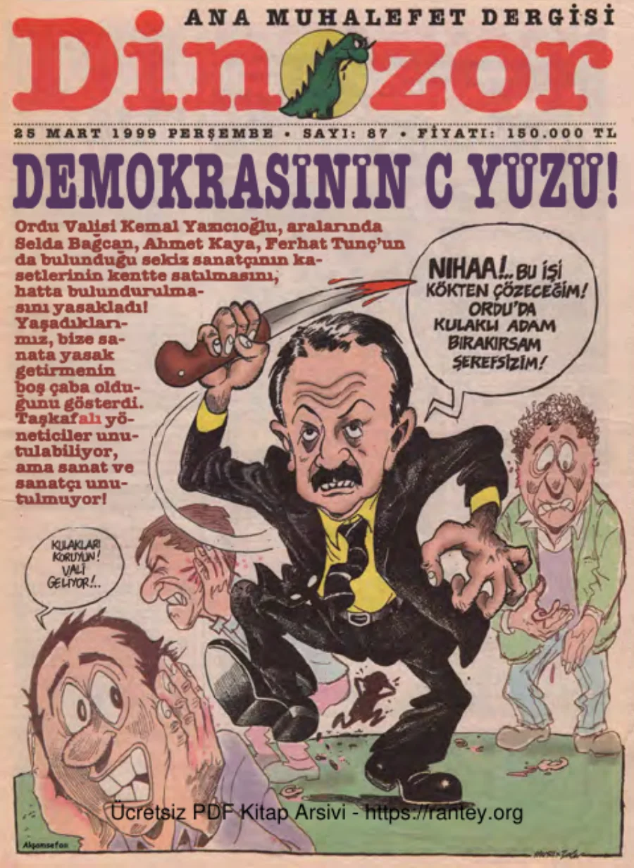 Dinozor Sayı 87 kapak görseli
