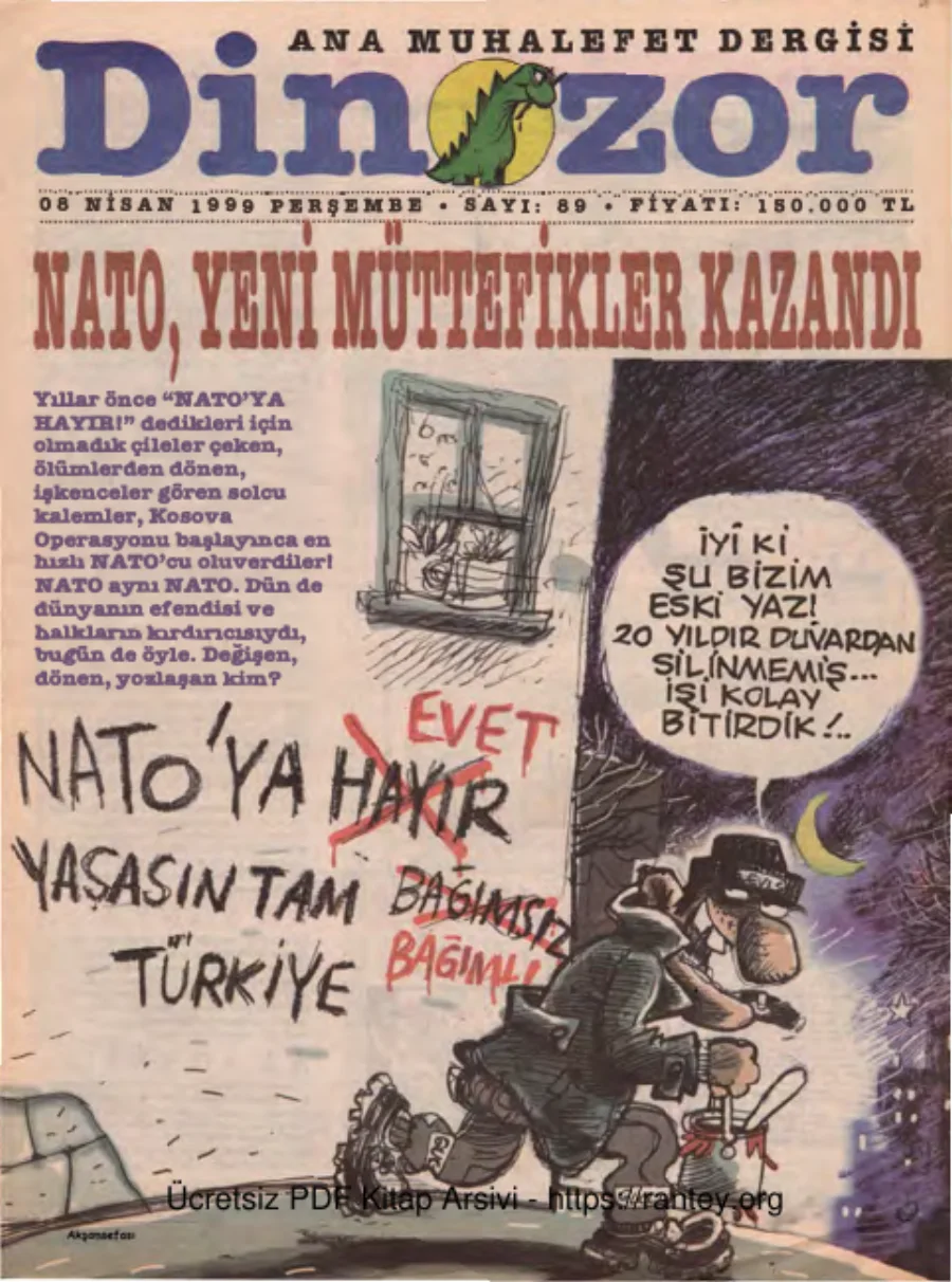 Dinozor Sayı 89 kapak görseli