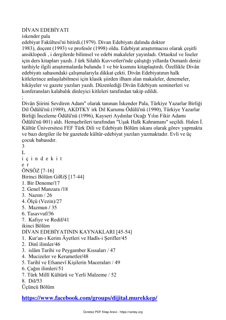 Divan Edebiyatı kapak görseli