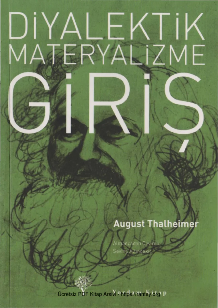 Diyalektik Materyalizme Giriş kapak görseli