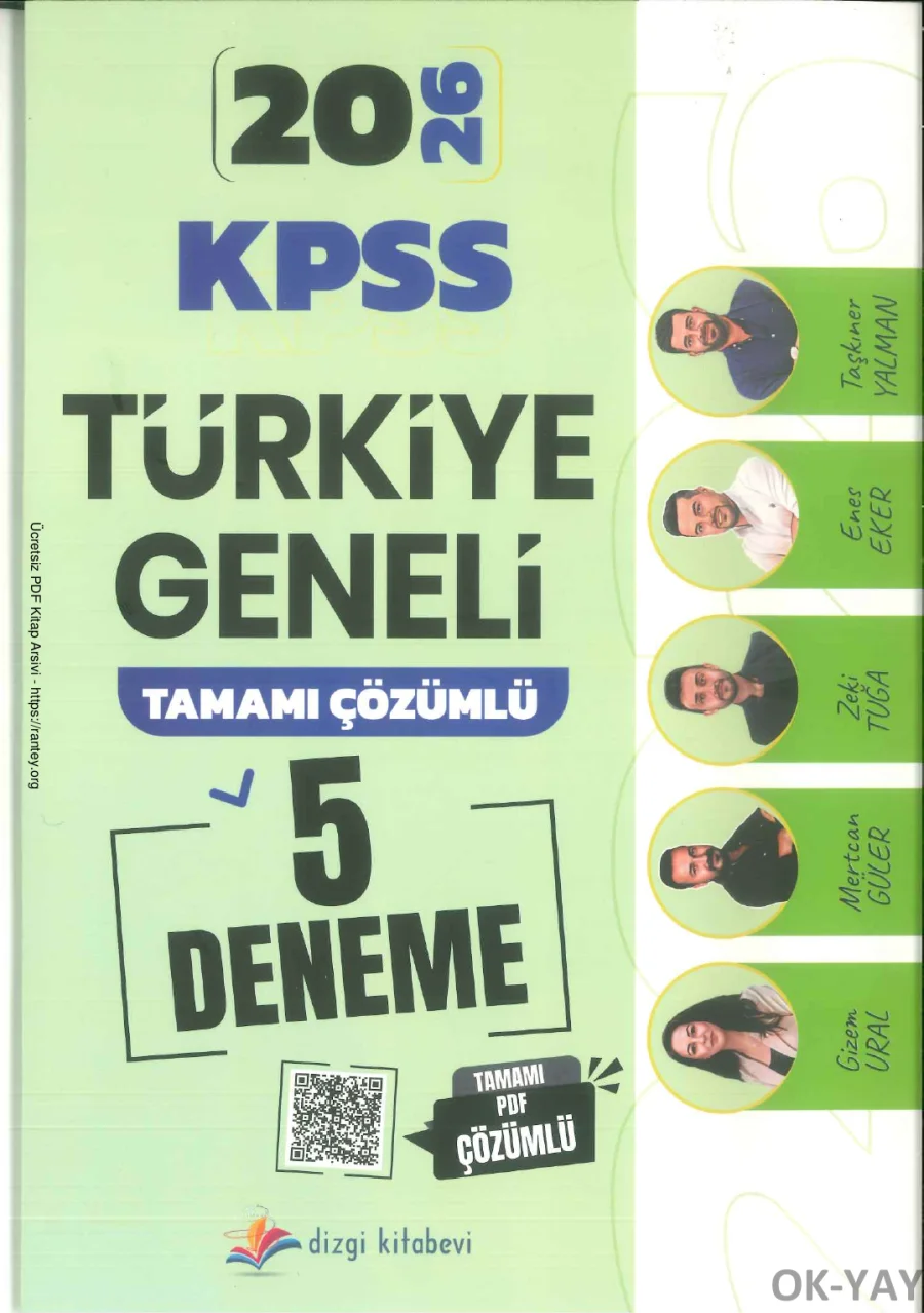 DIZGI TURKIYE GENELI 5 DENEME 2026 kapak görseli