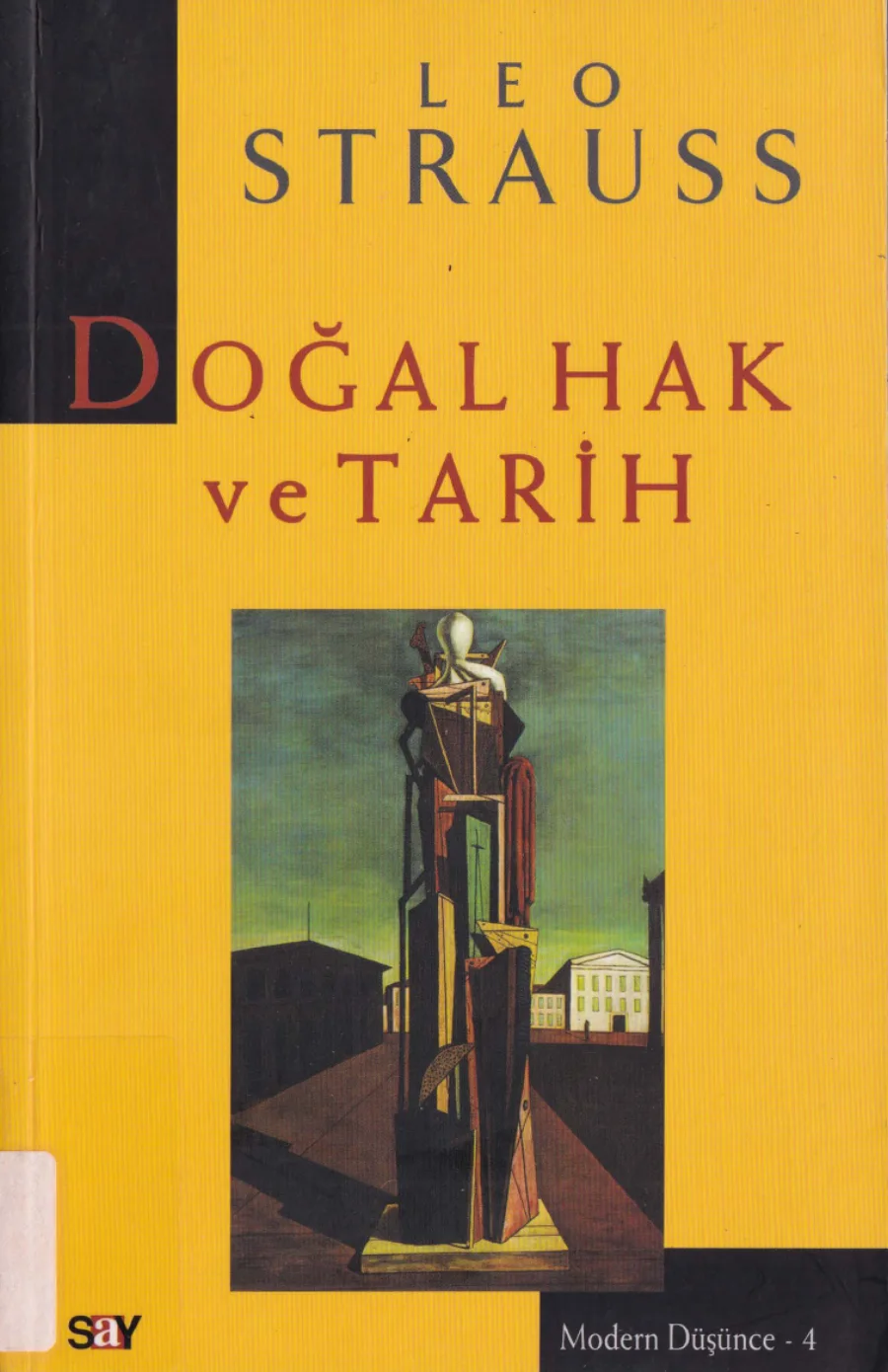 Doğal Hak ve Tarih kitap kapağı