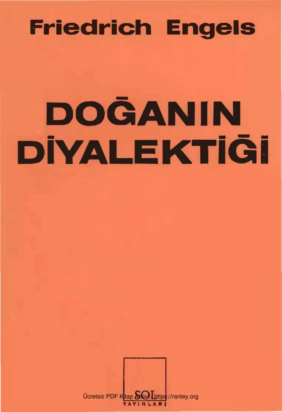 Doğanın Diyalektiği kapak görseli