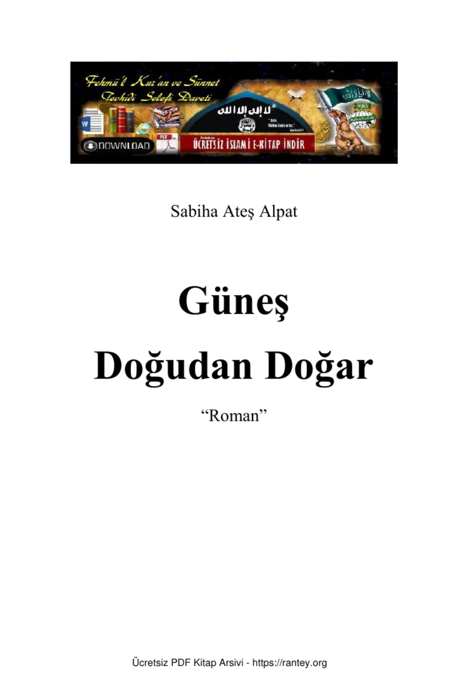 Doğar ROMAN Ebu Abdulmumin Tekin Mıhçı kapak görseli
