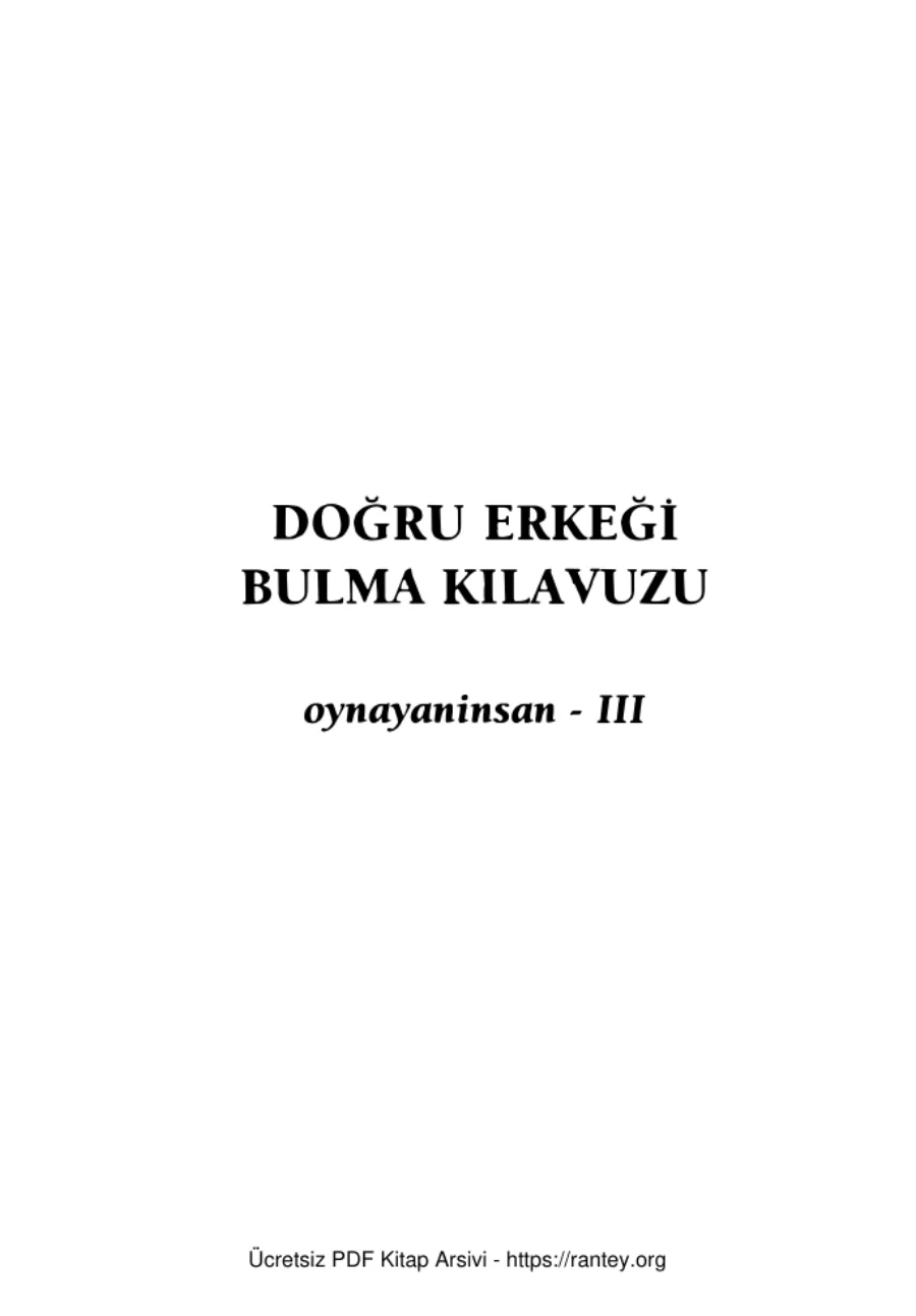 Doğru Erkeği Bulma Kılavuzu kapak görseli