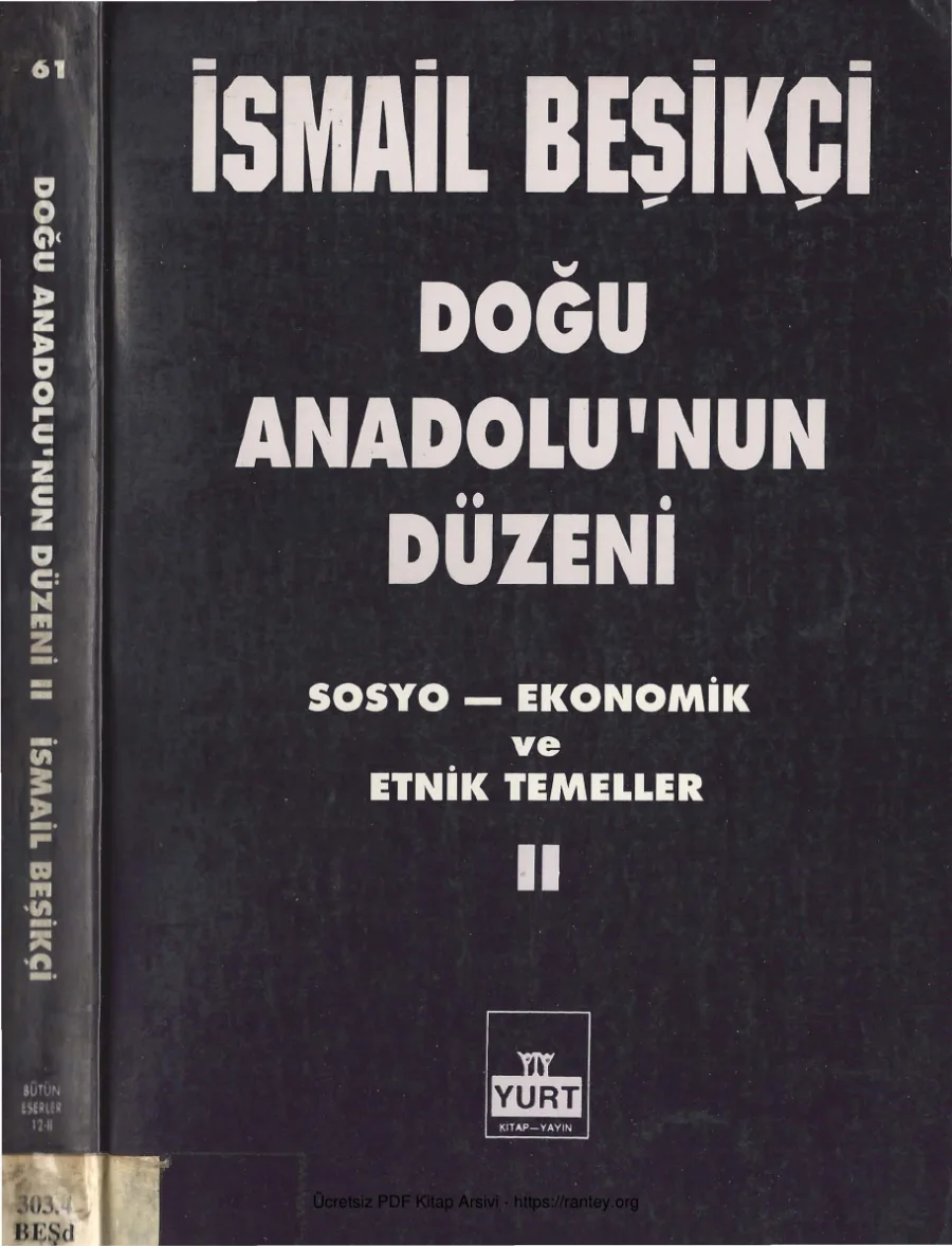 Doğu Anadolunun Düzeni Cilt II kapak görseli