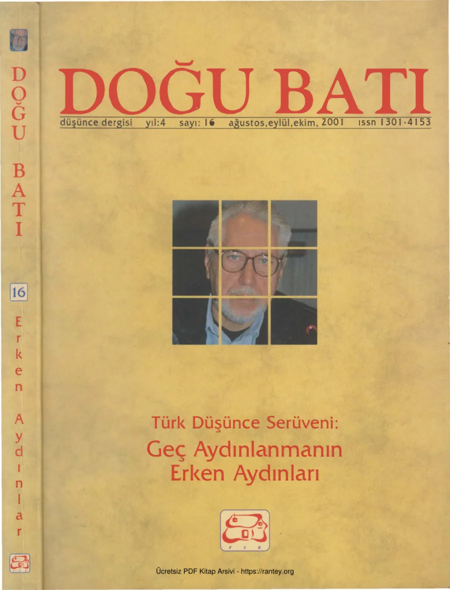Doğu Batı Sayı 16 Türk Düşünce Serüveni kapak görseli