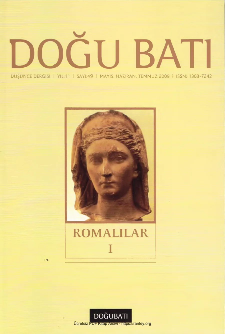 Doğu Batı Sayı 49 Romalılar I kapak görseli