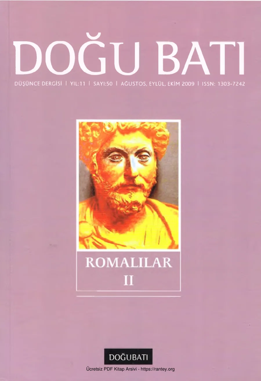 Doğu Batı Sayı 50 Romalılar II kapak görseli