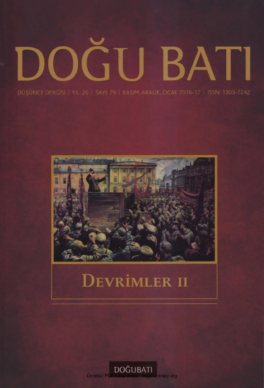 Doğu Batı Sayı 79 Devrimler II kapak görseli