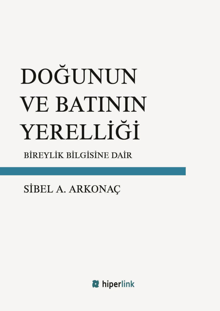 Doğunun ve Batının Yerelliği Hiperlink Yayınları kitap kapağı