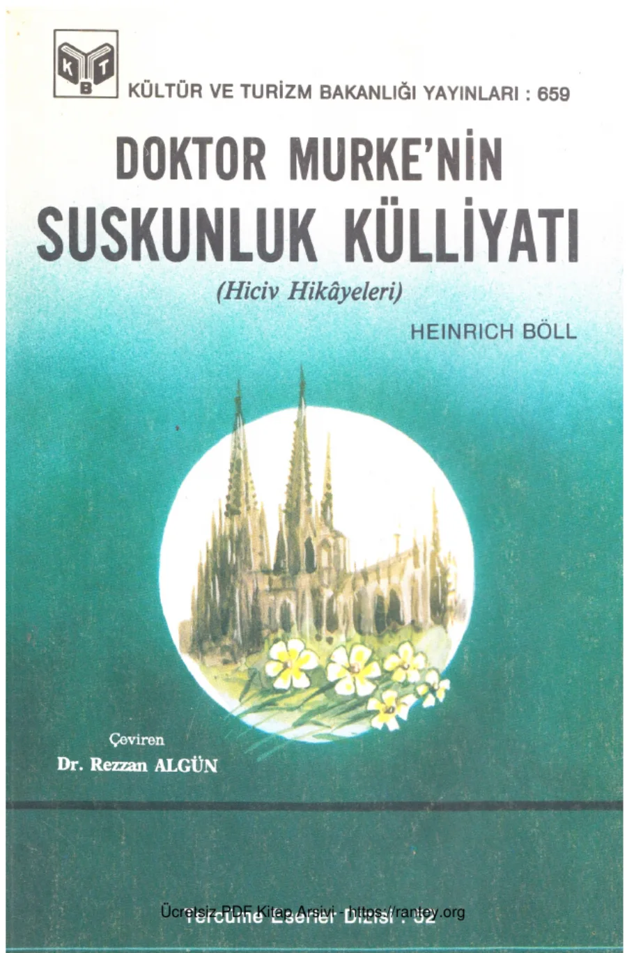 Doktor Murkenin Suskunluk Külliyatı kapak görseli