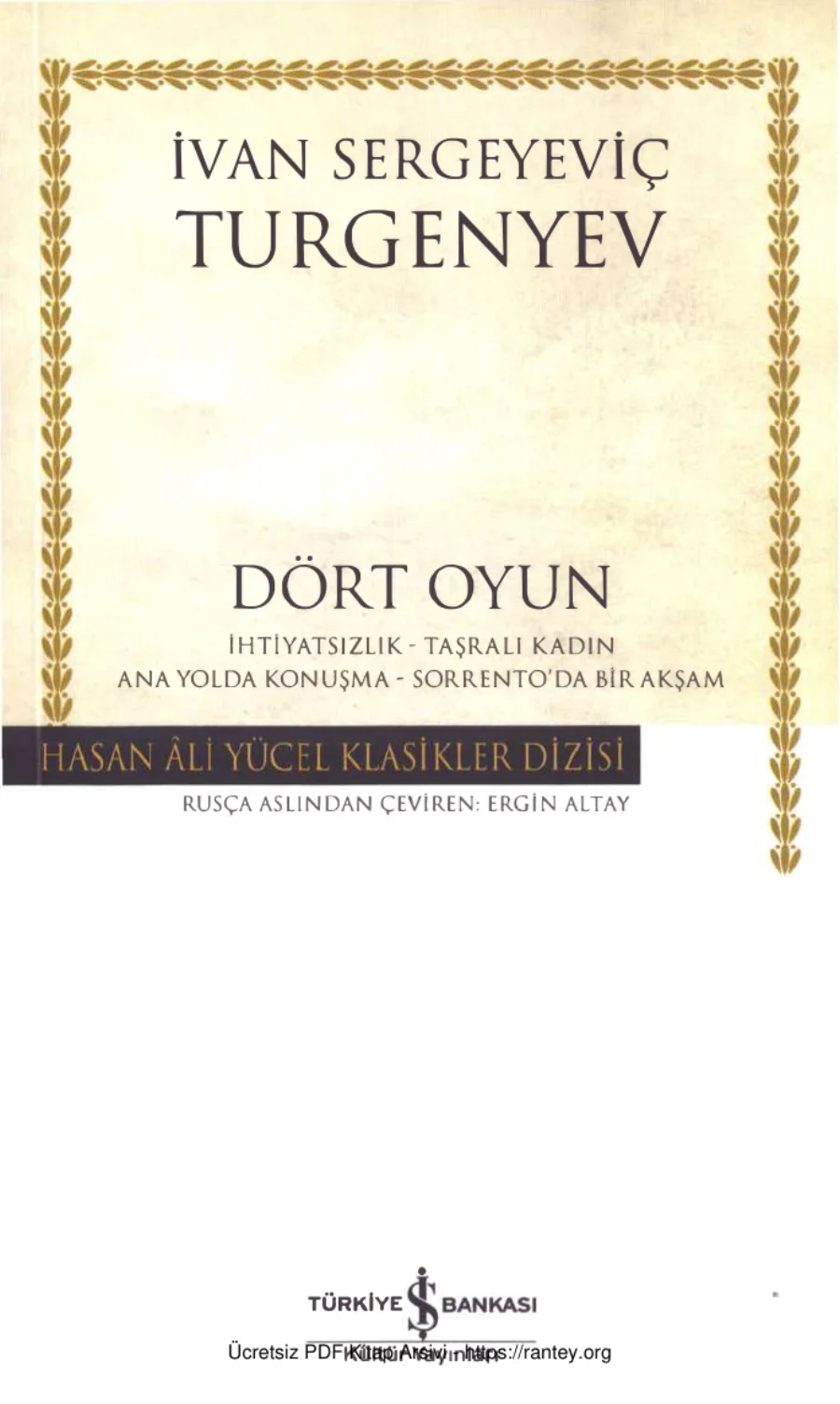 Dört Oyun kapak görseli
