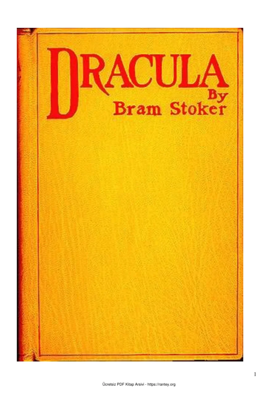 Drakula kapak görseli