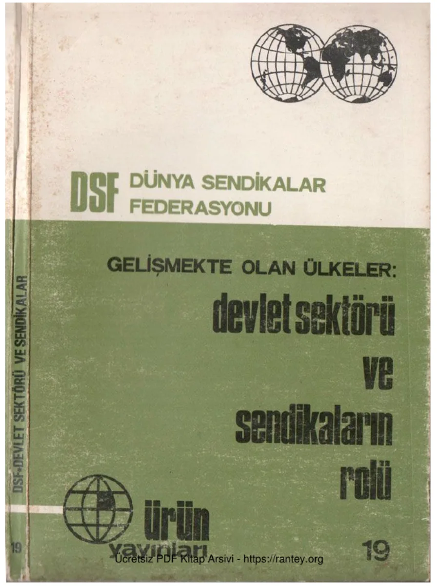 DSF Dünya Sendikalar Federasyonu Gelişmekte Olan Ülkeler Devlet Sektörü ve Sendikaların Rolü kapak görseli