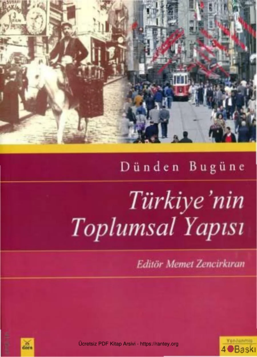 Dünden Bugüne Türkiyenin Toplumsal Yapısı kapak görseli