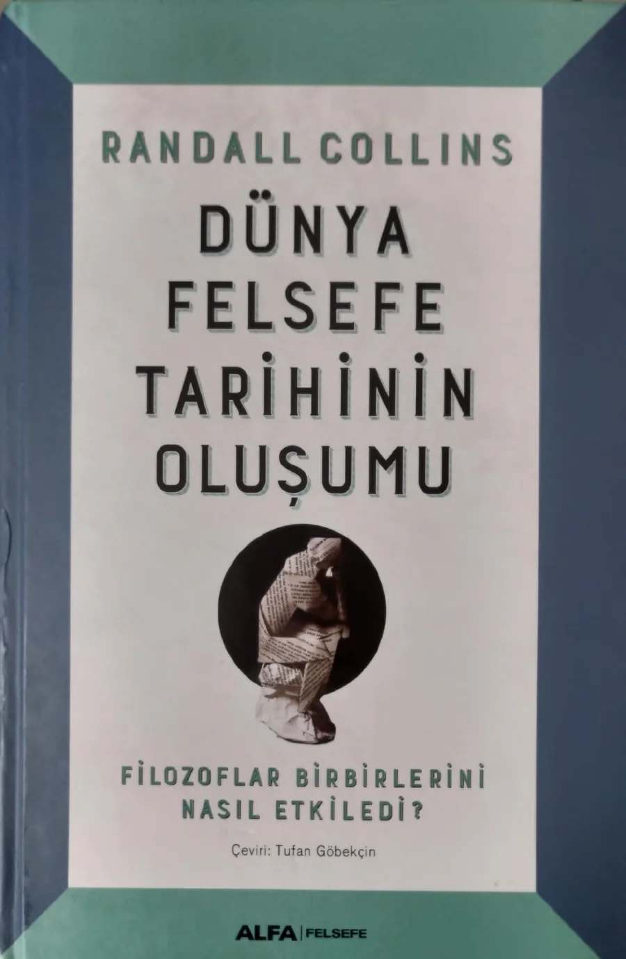 Dünya Felsefe Tarihinin Oluşumu kapak görseli