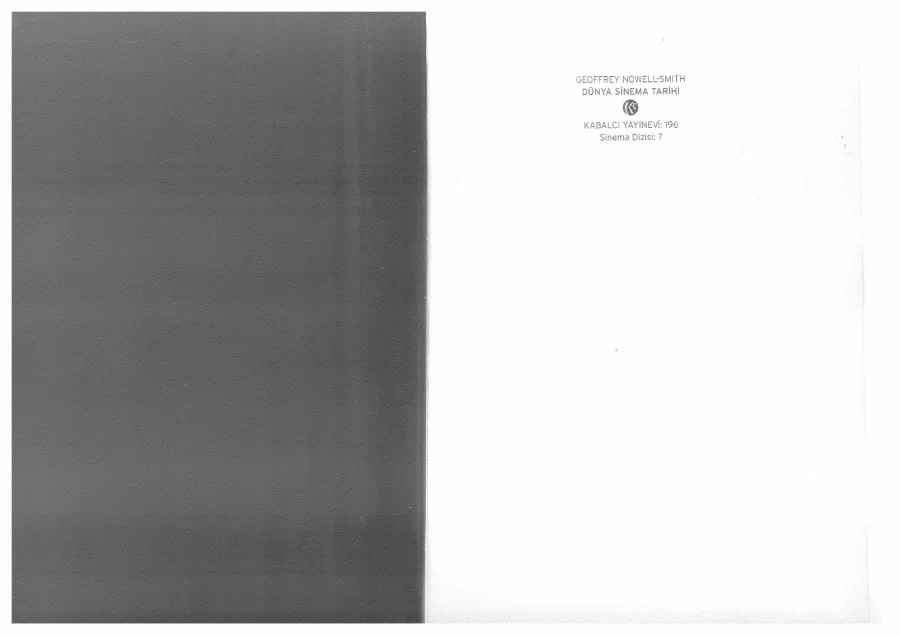 Dünya Sinema Tarihi PDF kapak görseli