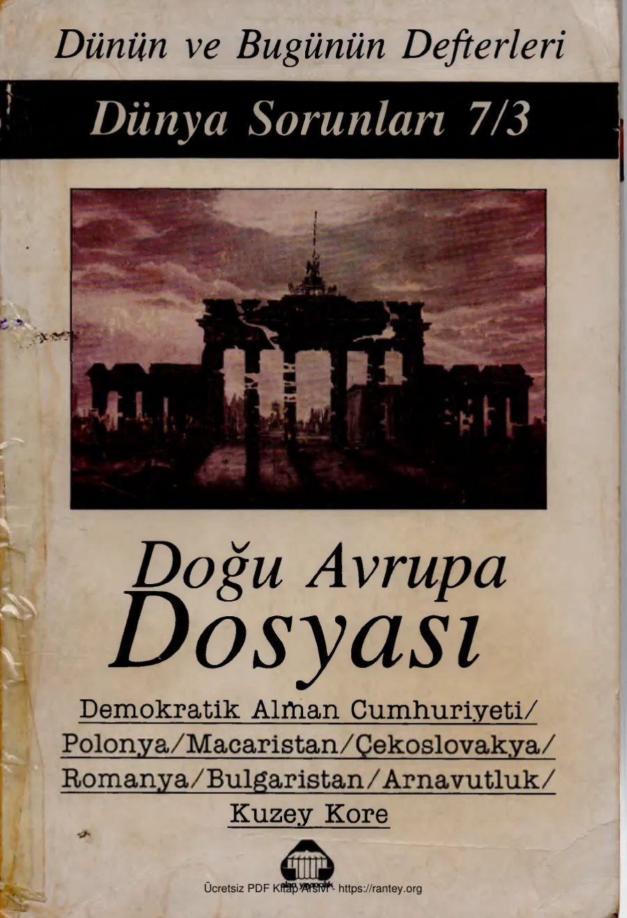 Dünya Sorunları Doğu Avrupa Dosyası kapak görseli