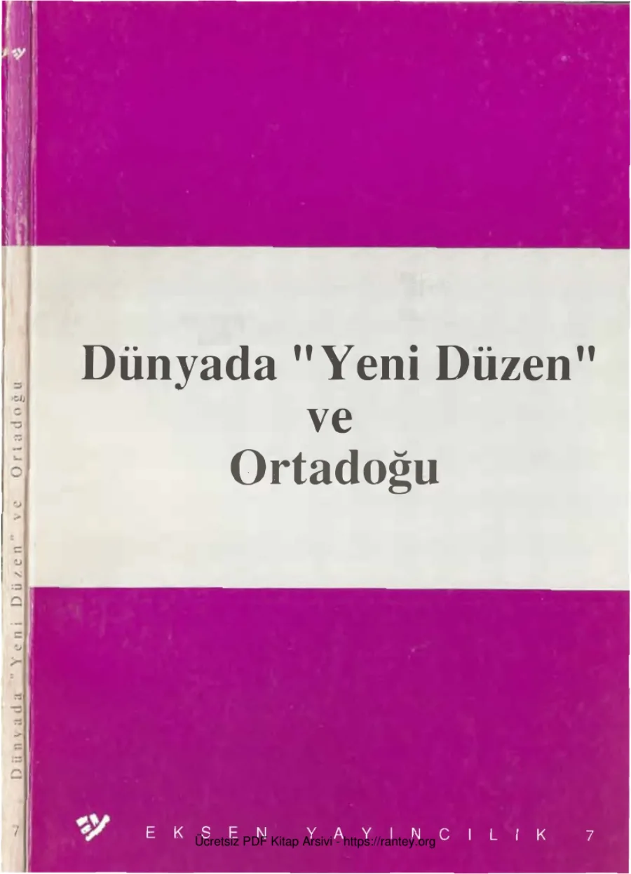 Dünyada Yeni Düzen ve Ortadoğu kapak görseli