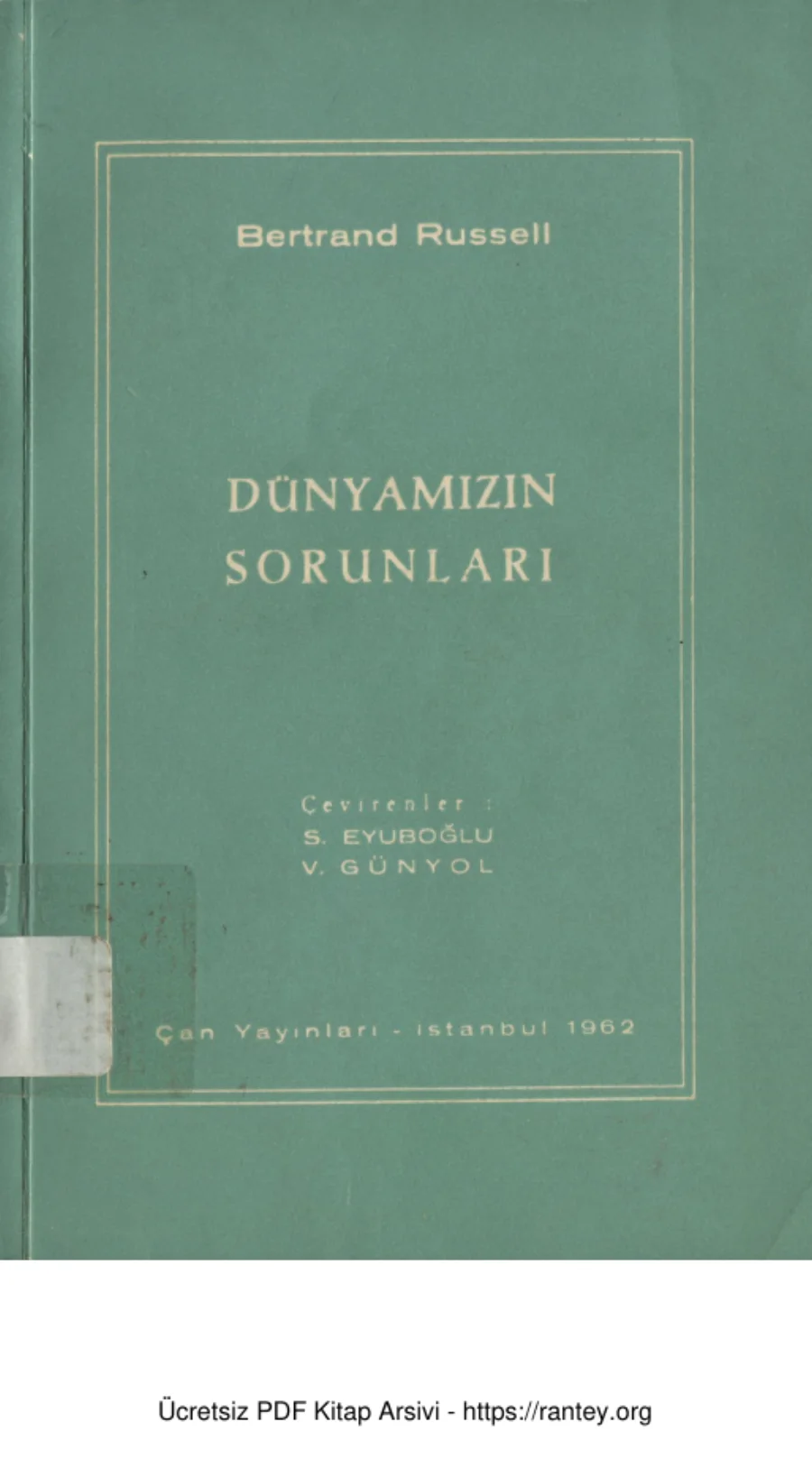 Dünyamızın Sorunları kapak görseli