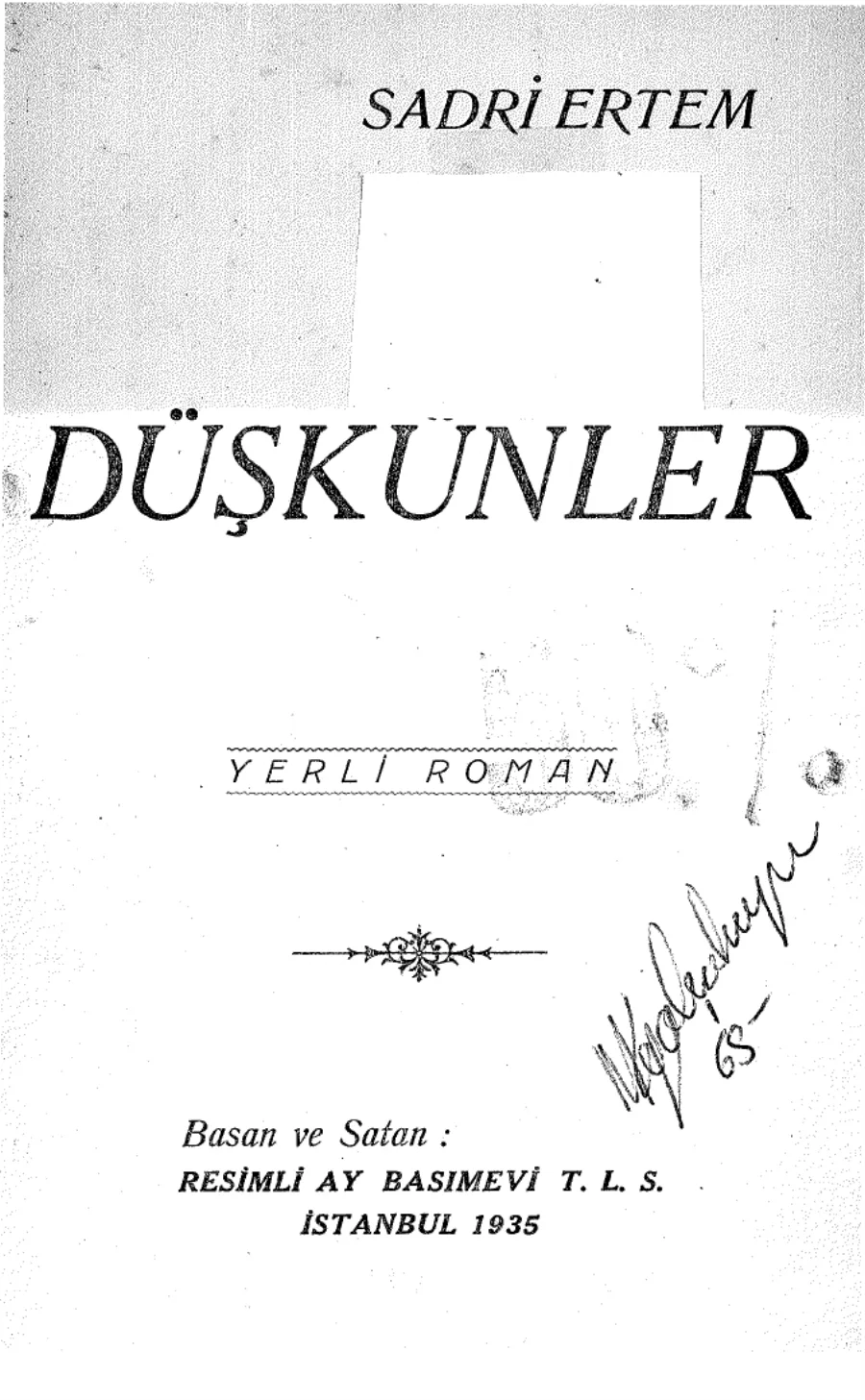 Düşkünler kapak görseli
